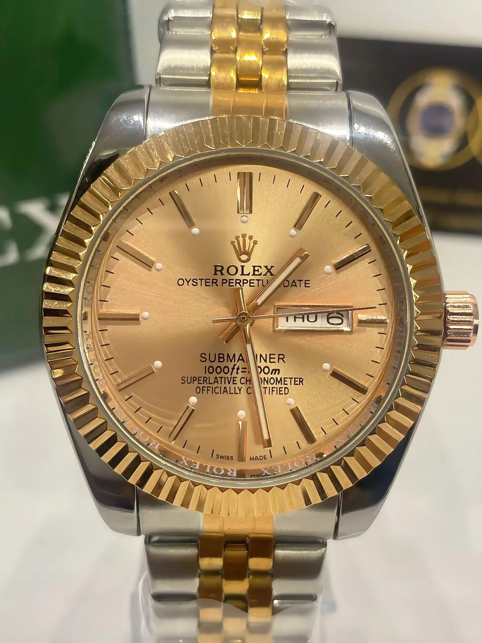 Rolex Datejust Bicolor - Mostrador Champagne  - Foto 5