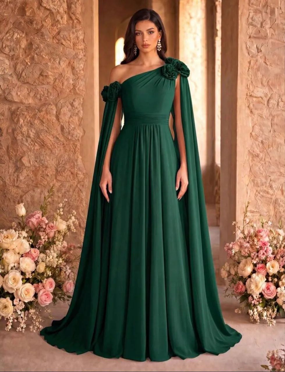 Vestido de festa verde - impecável  - Foto 2