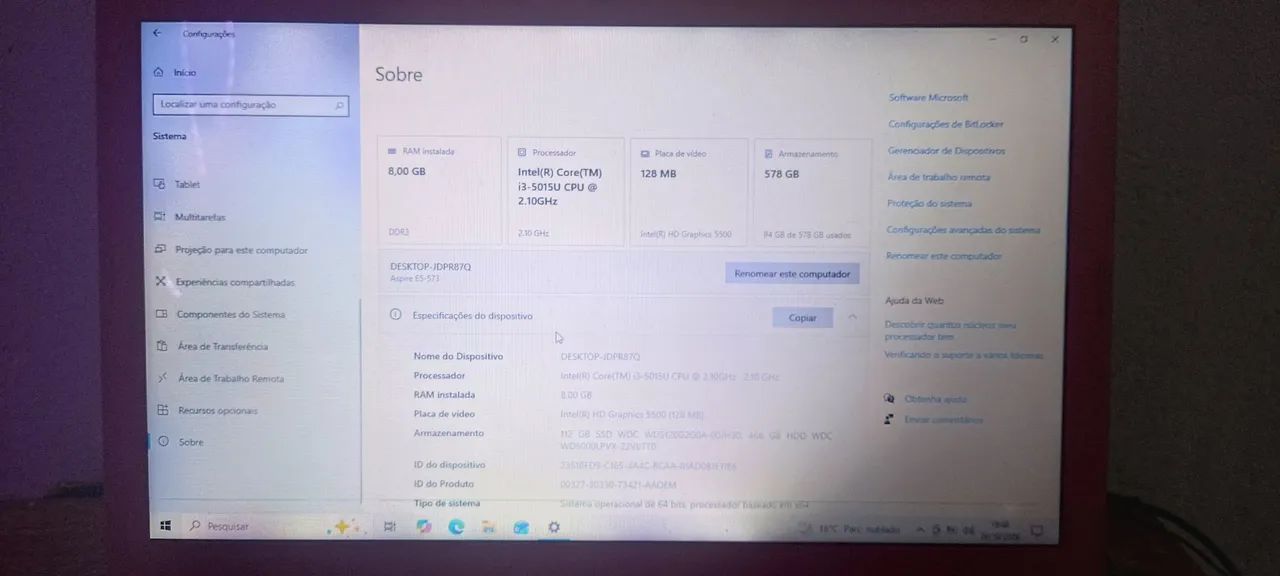 Vendo notebook i5 (leia a descrição) - Foto 4