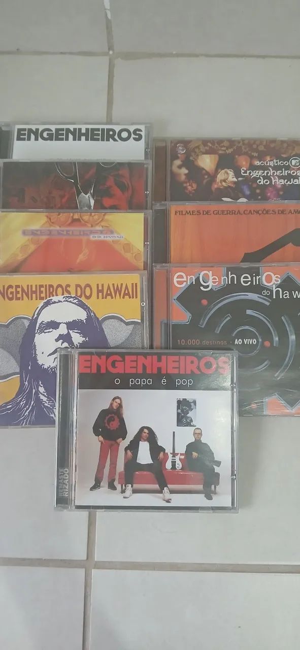 CD's Engenheiros do Hawaii (8CD's)