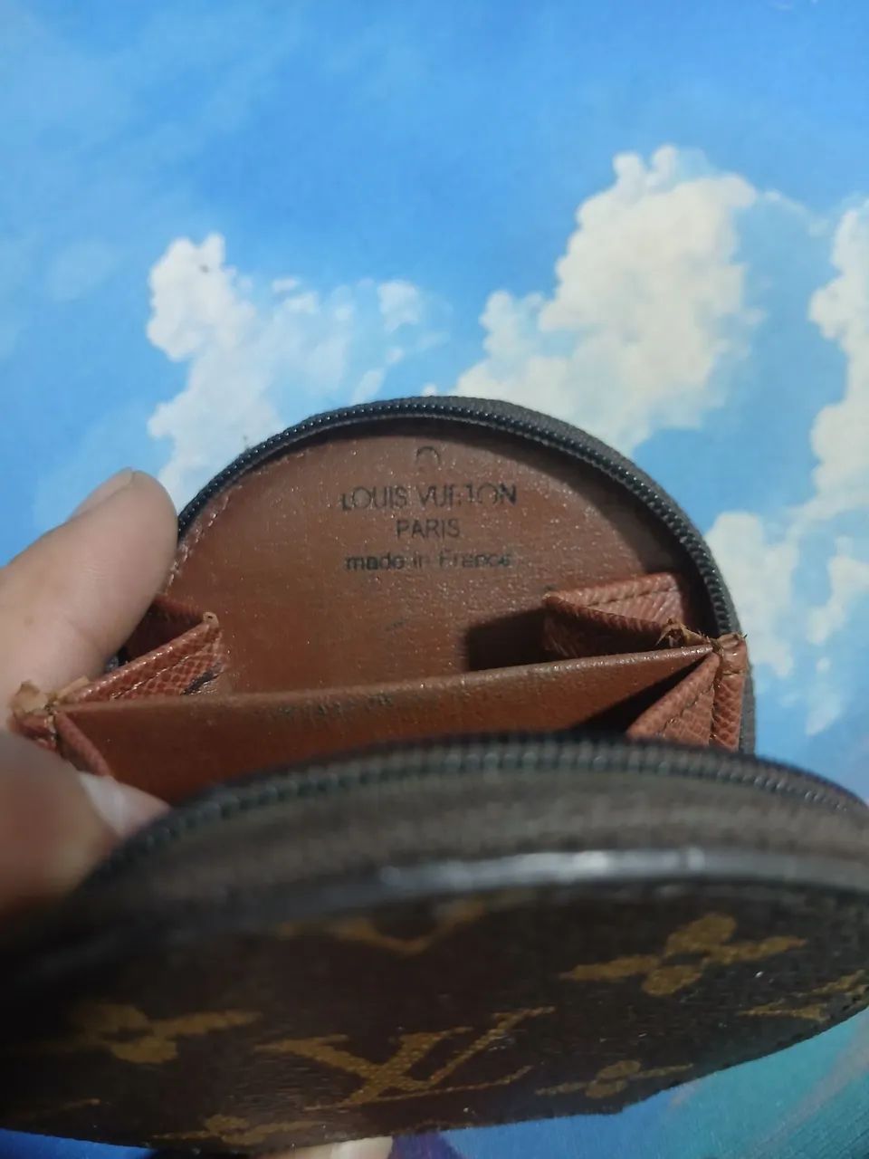 Vendo Original Porta-Moedas Redondo Louis Vuitton Raro  - Foto 2