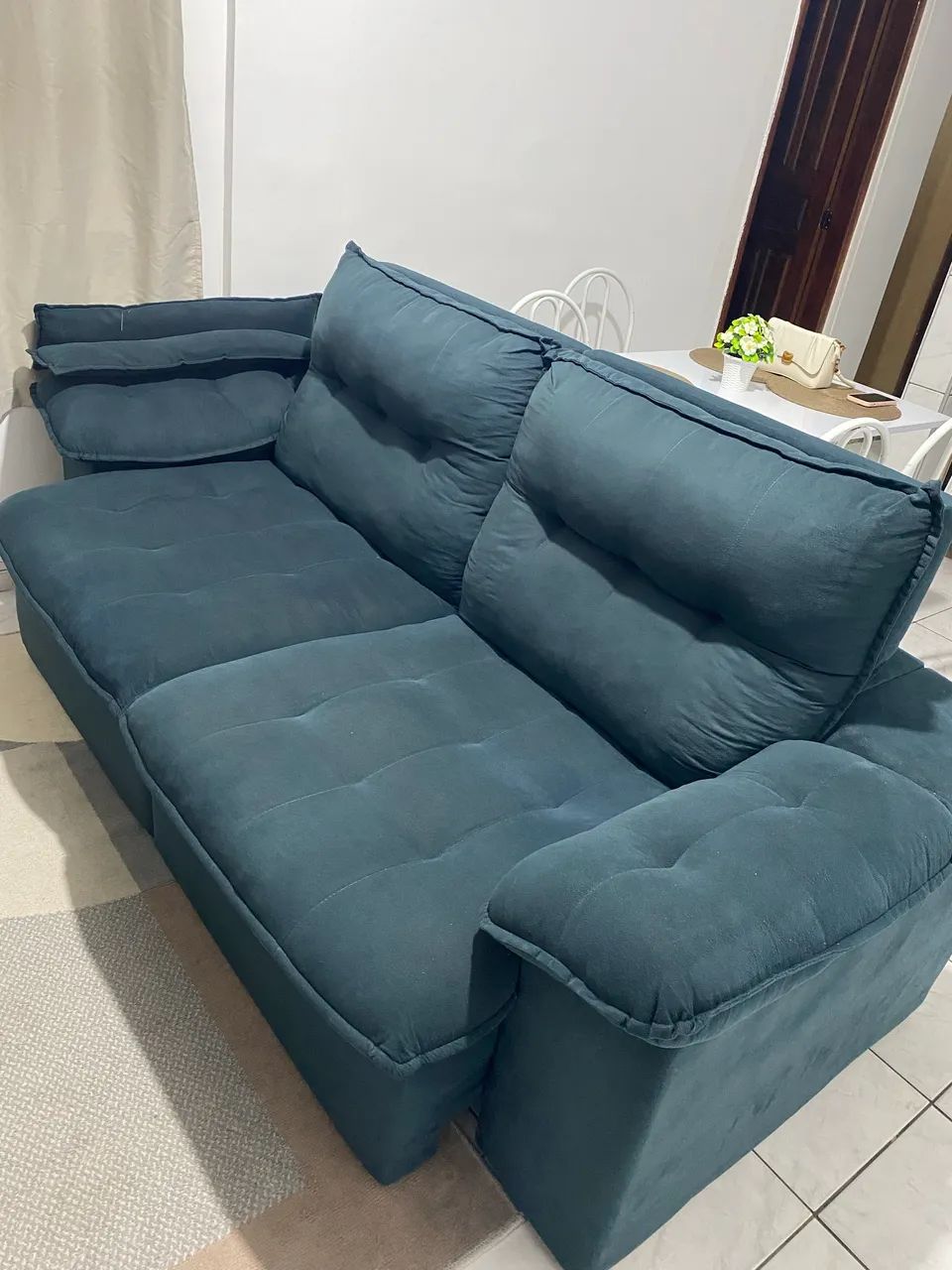 Sofá 3 lugares reclinável - Foto 3