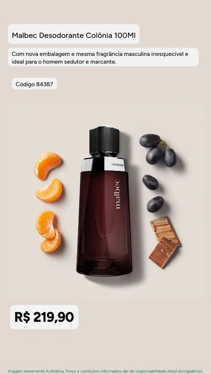 Malbec Desodorante Colônia 100Ml