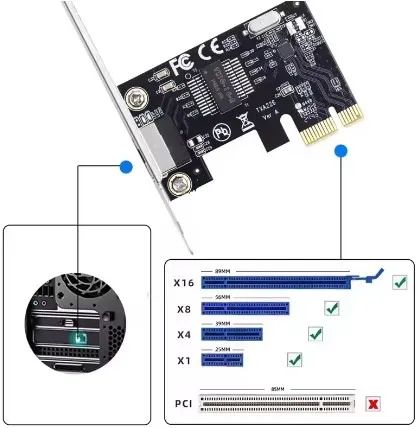 Placa de Rede 1Gbps PCIe nova - Foto 2
