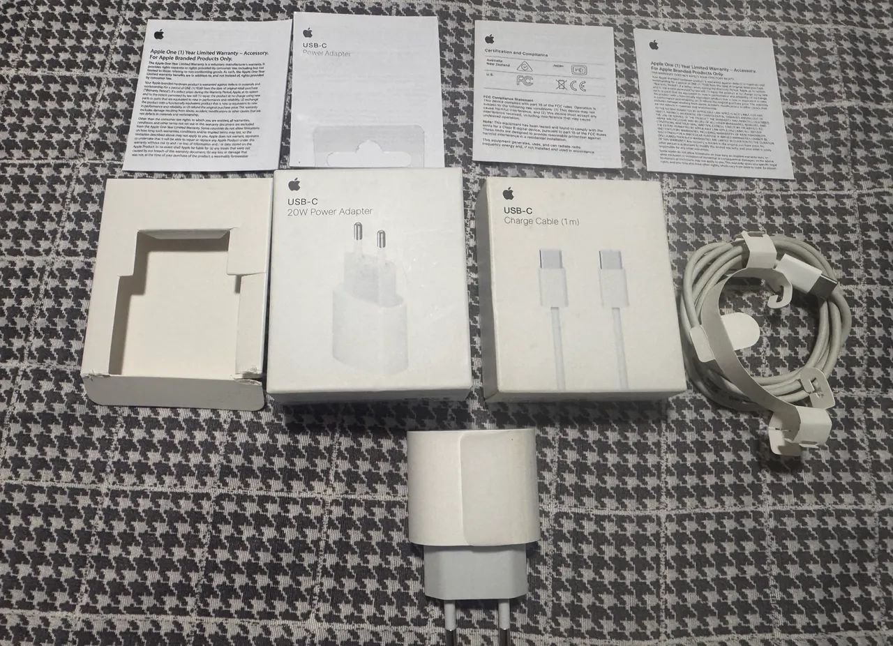 Carregador + cabo USB C originais Apple - Foto 3