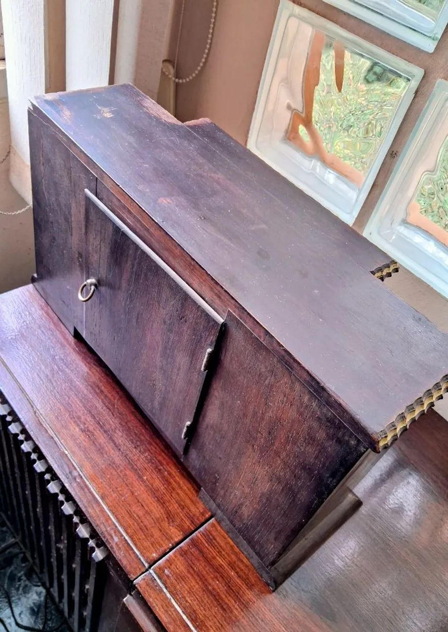 Relógio antigo de mesa alemão Junghans - Foto 3