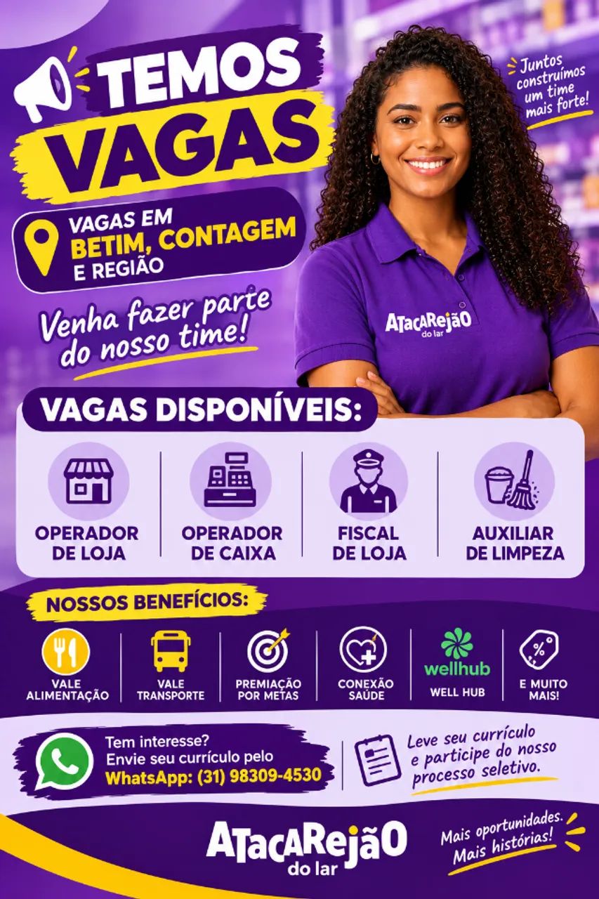 Vagas urgentes