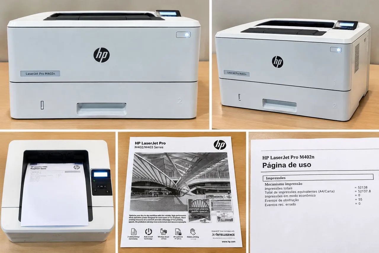 Impressora laser HP M402 passando papel  - Foto 2