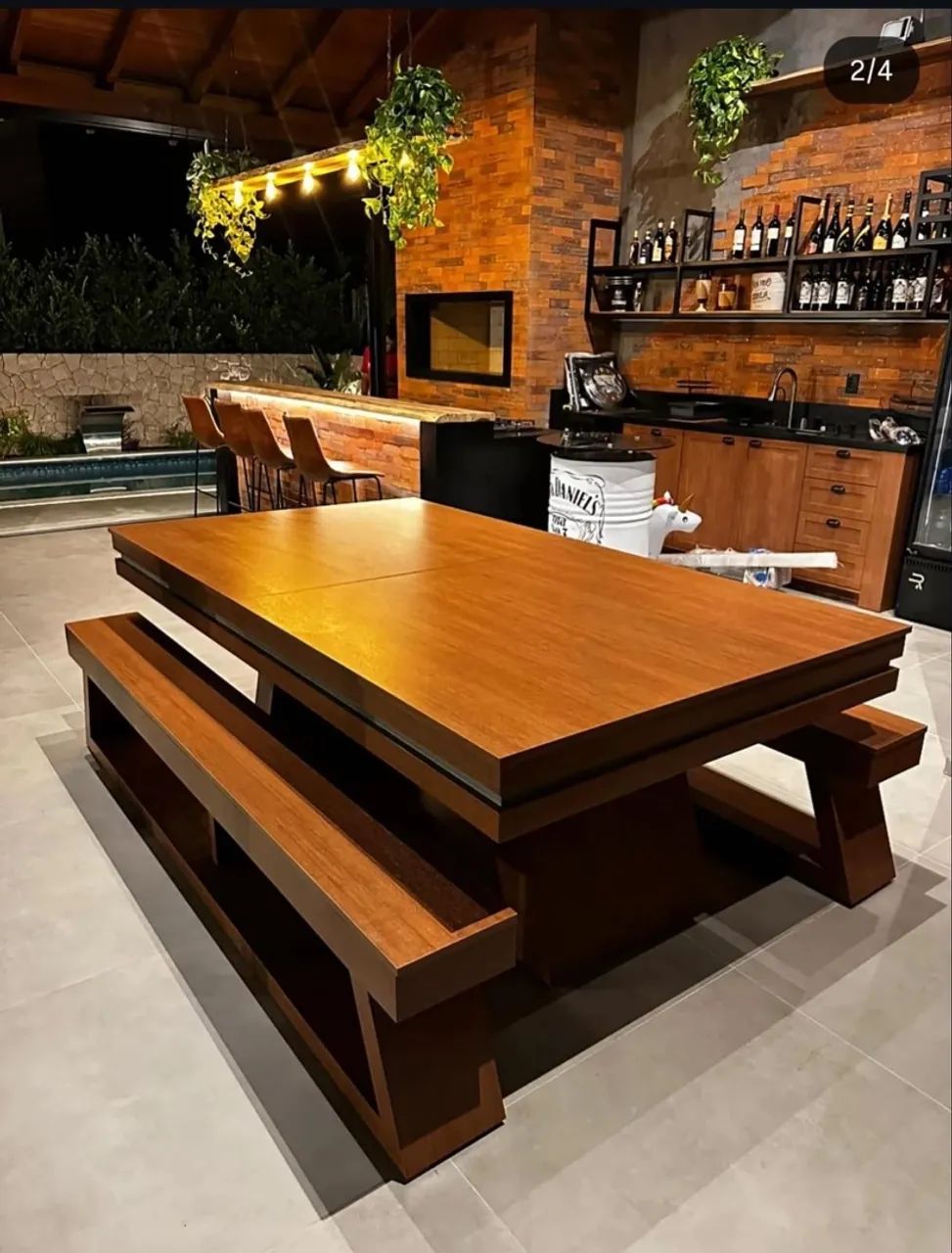 Mesa de sinuca e jantar  - Foto 3