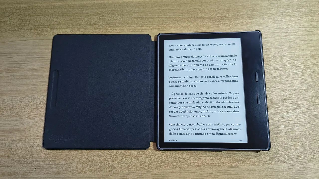 Kindle Oasis 10° geração com capa - Foto 4