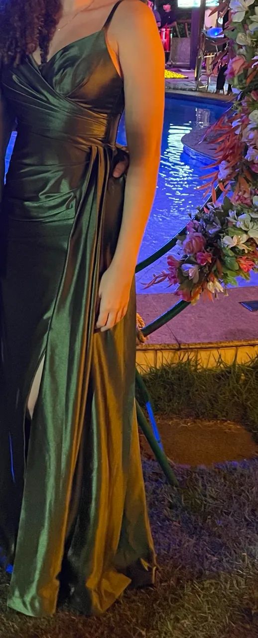 Vestido verde Oliva - madrinha  - Foto 2