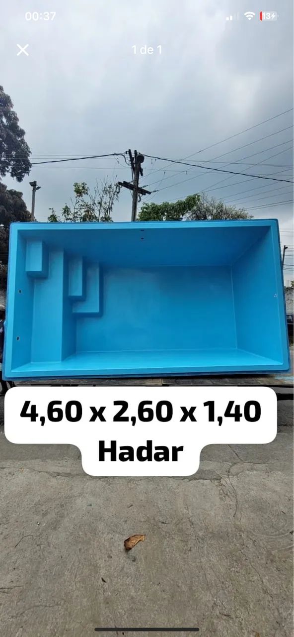 Piscina de fibra 