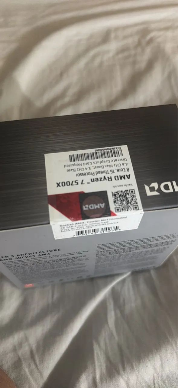 Processador ryzen 7 5700x lacrado com cooler - Foto 2