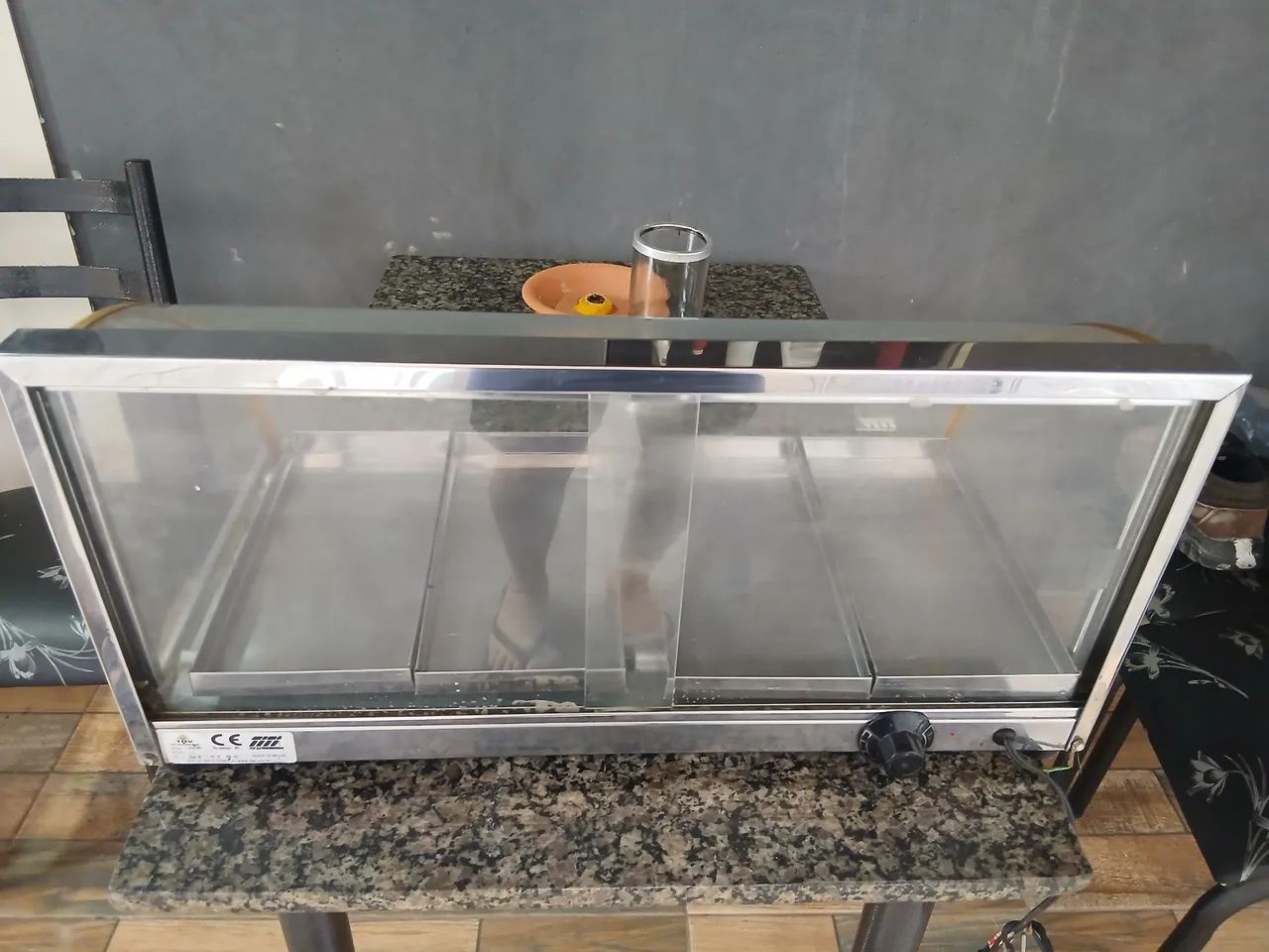 Vitrina /estufa  para salgados 