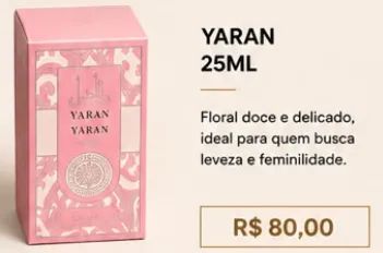 Perfume Árabe Yaran 25ml