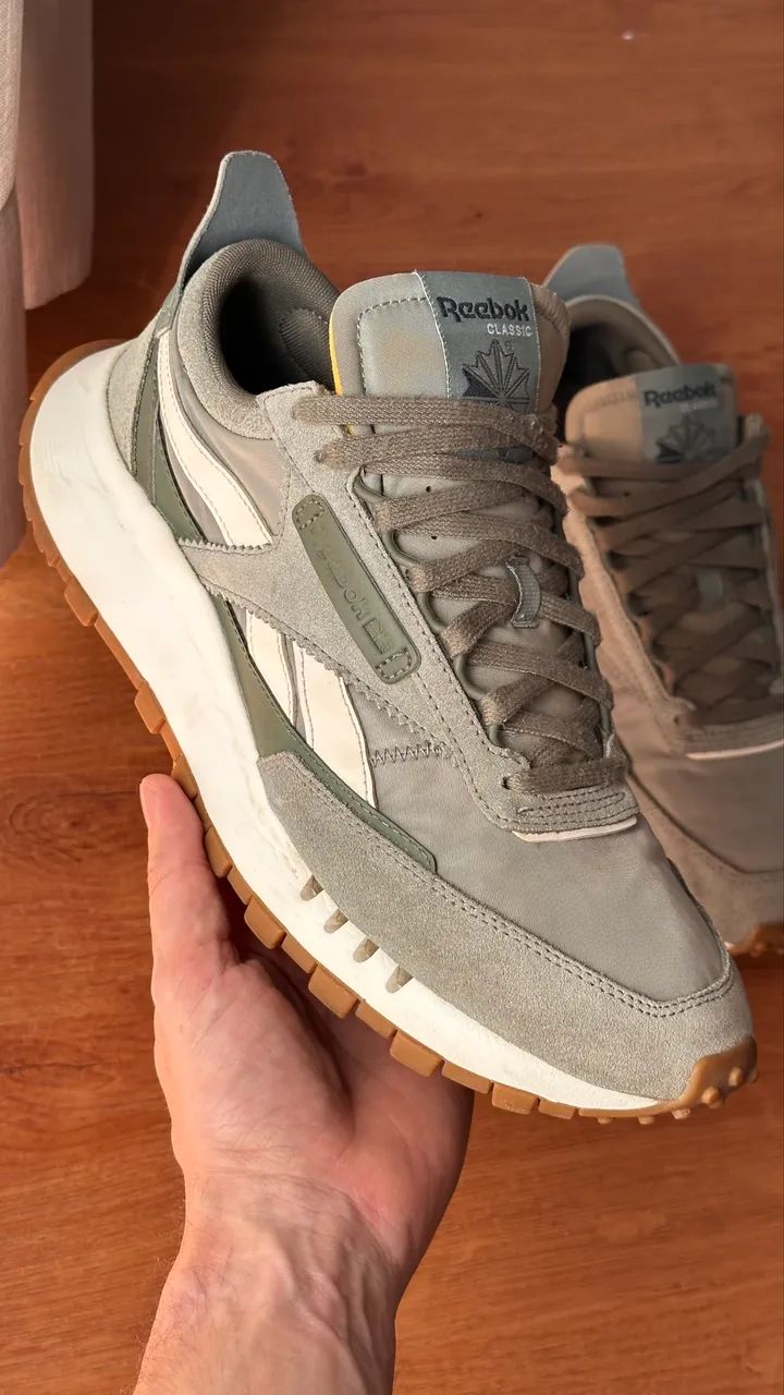 Tênis Classic Leather Legacy Reebok - Verde - Foto 2