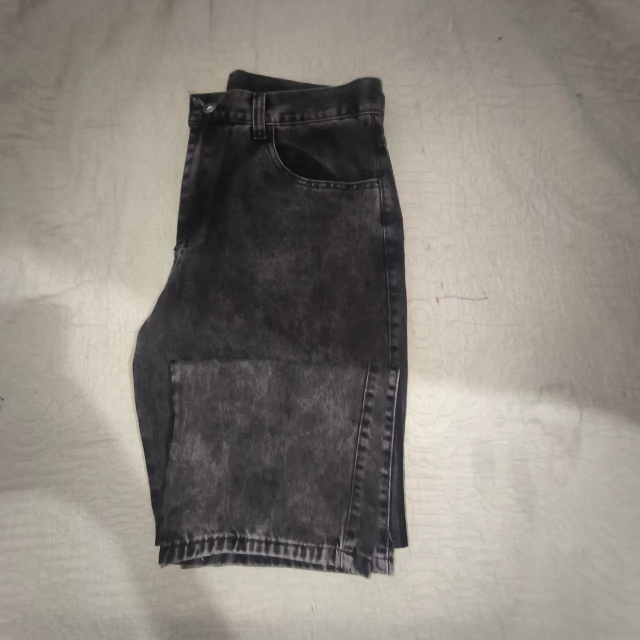 Calça baggy cor grafite - Foto 4