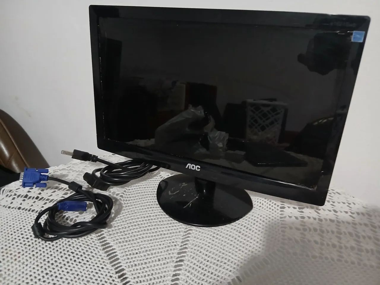 Monitor Aoc 16" ótimo estado R$ 150,00 - Foto 2