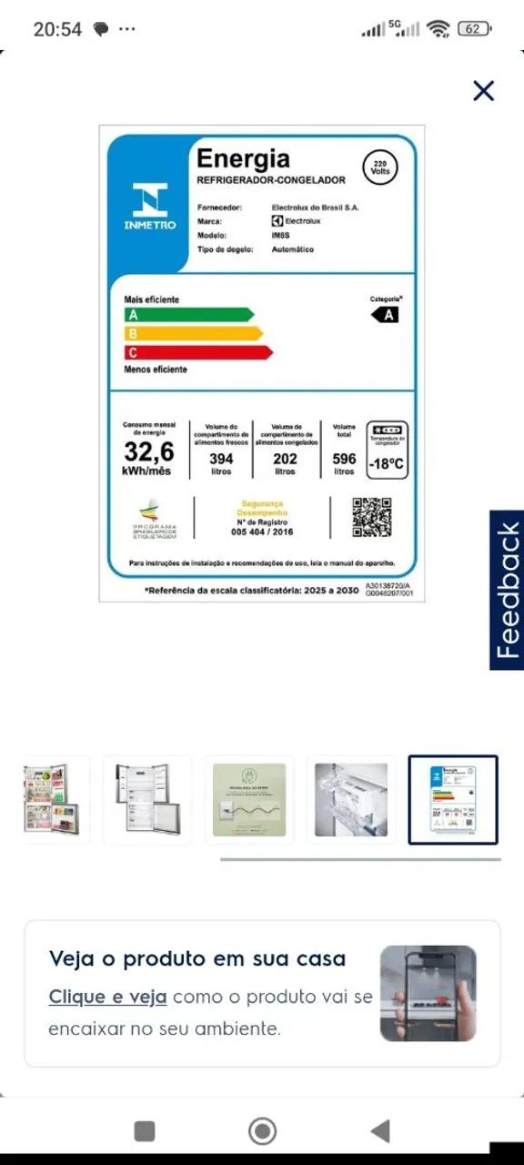 Vendo geladeira Electrolux Im8s. Nova na embalagem com garantia estendida por 18 meses - Foto 4