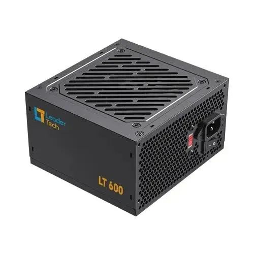 Fonte leadertech atx 600w lt-600w com cabo de forca preto - Foto 3