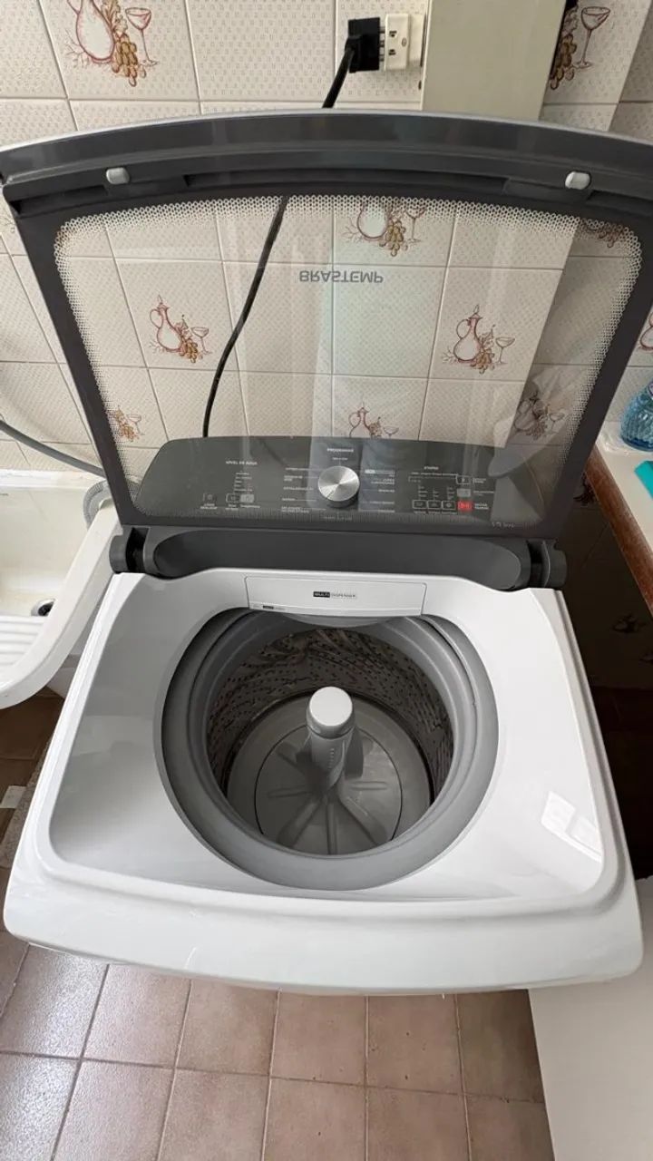 Maquina de Lavar Brastemp 12kg agua fria + quente