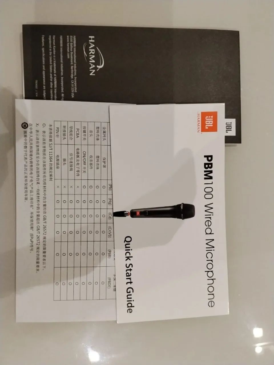 Par de Microfones JBL PBM100 com fio - Excelente estado - Foto 4