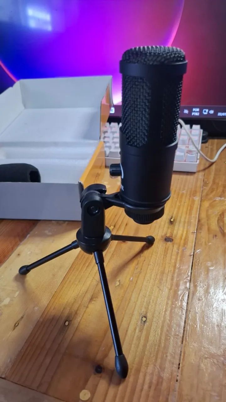 MICROFONE STREAMER DE MESA - BRIGHT - Foto 4