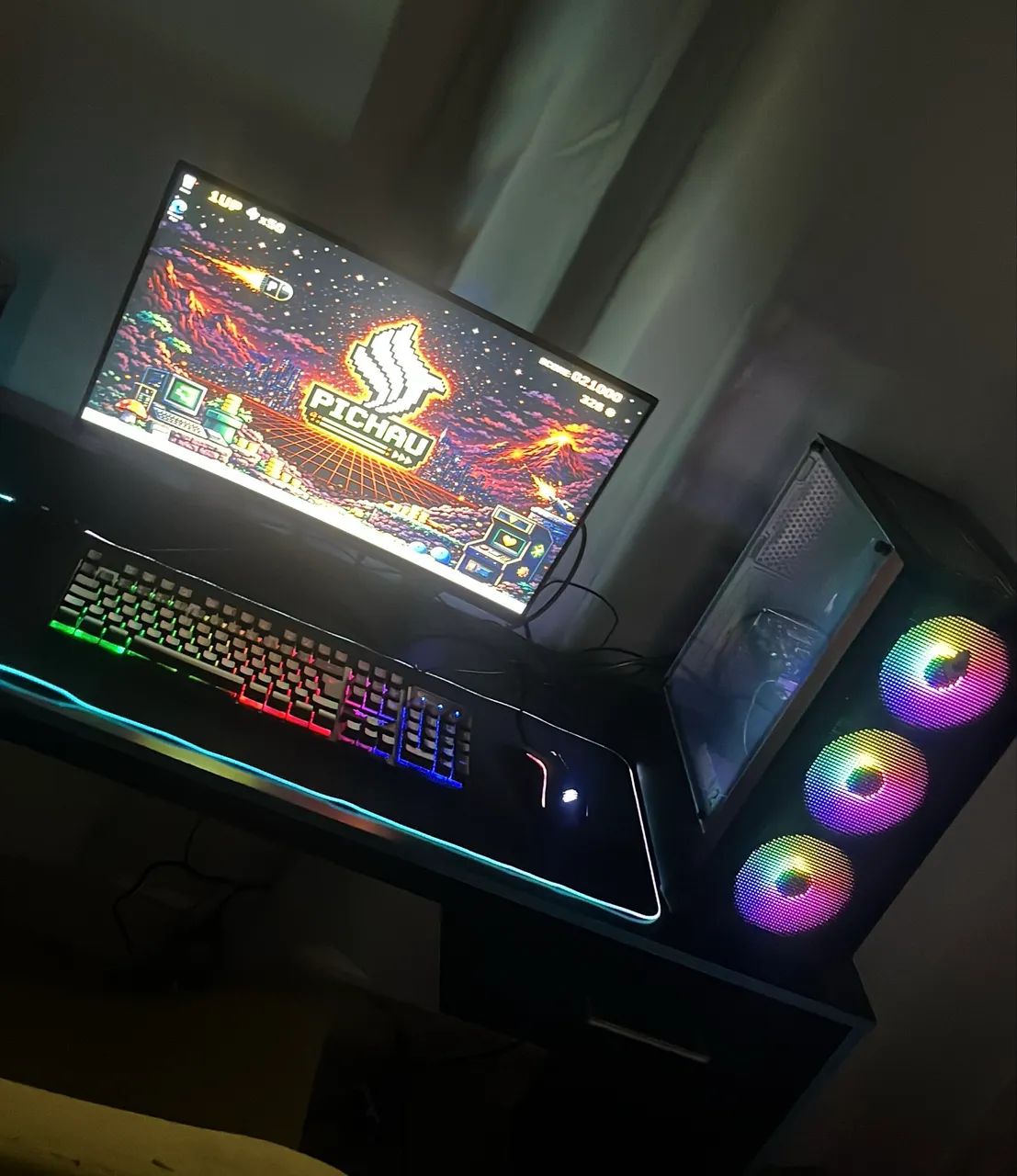 PC GAMER 1 MÊS DE USO ZERO - Foto 2