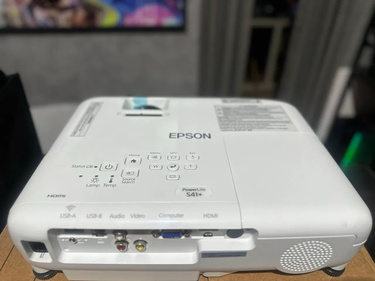Projetor Epson PowerLite S41+ - Imagem Gigante e Alta Qualidade! - Foto 4