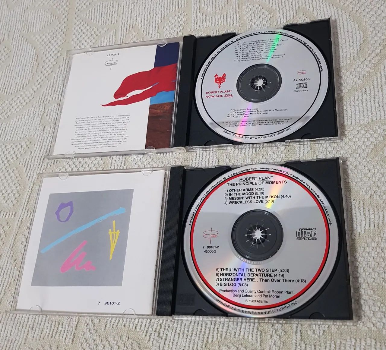 Robert Plant - 2 cds ( Now and Zen )(the principle of moment's