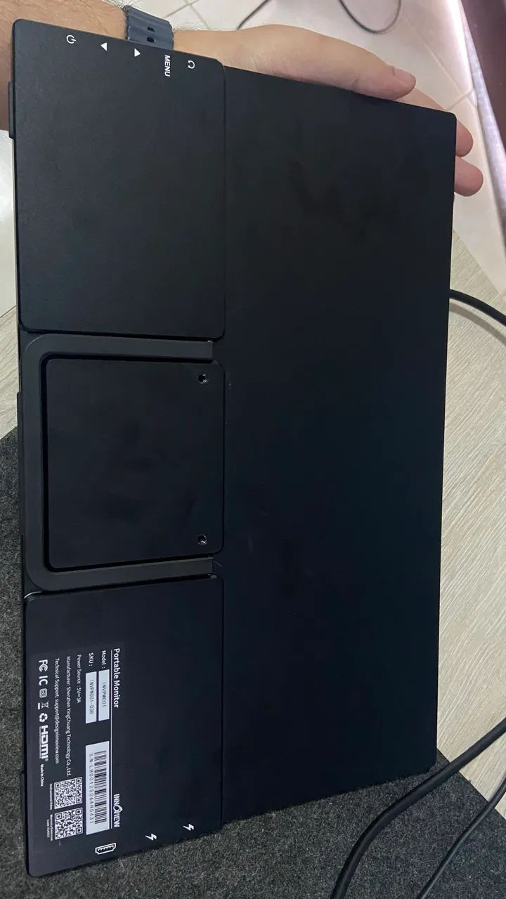 Monitor portátil de 15,6 1080p Com suporte e Case - Foto 2