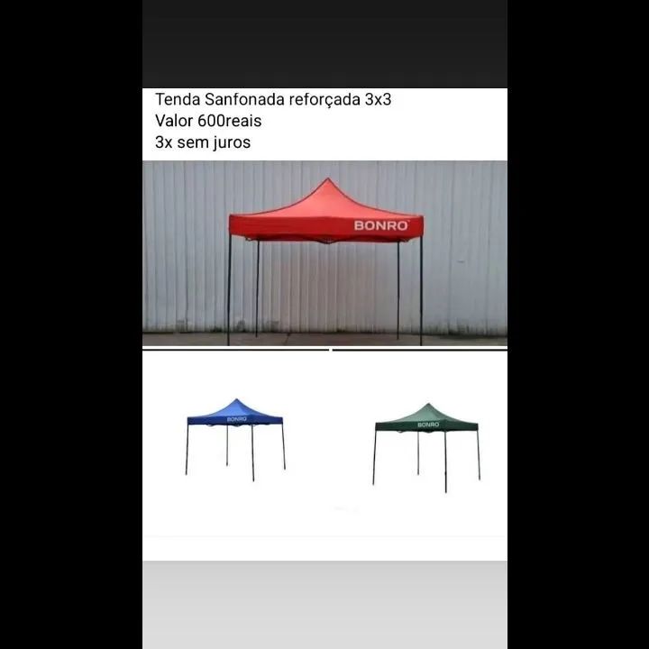 Tenda 3x3 sanfonada 