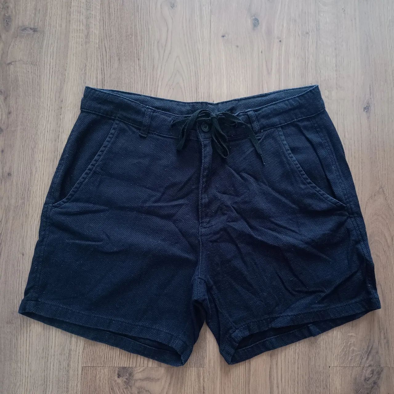 Bermuda slim masculina preta tamanho 42