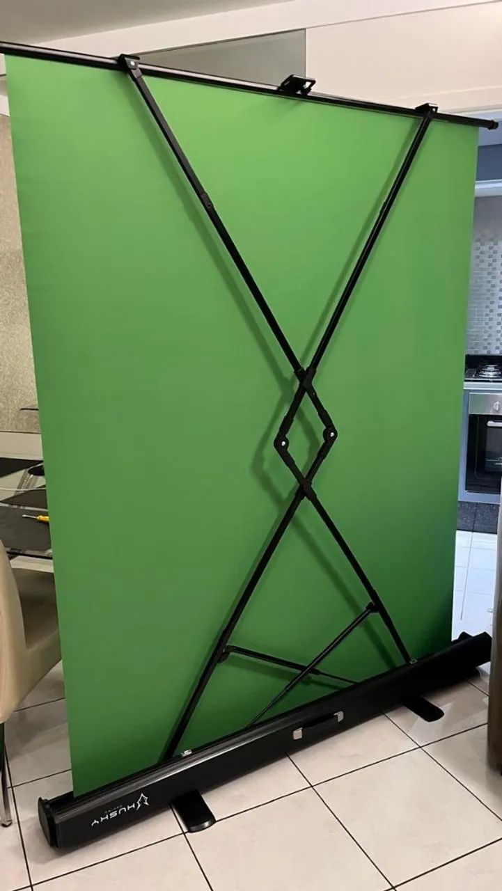 Fundo verde Chroma Key retratil - Foto 2