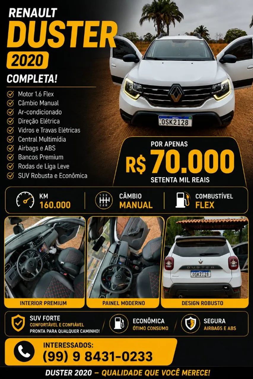 Renault Duster DUSTER Zen 1.6 16V Flex Mec. 2020