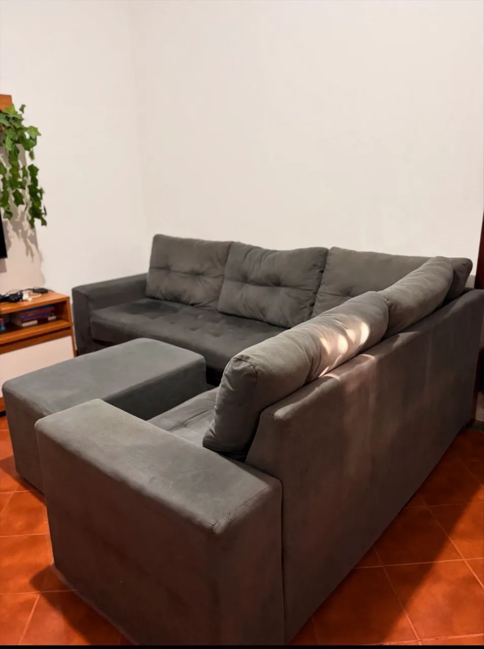 Sofá 6 lugares + Puff