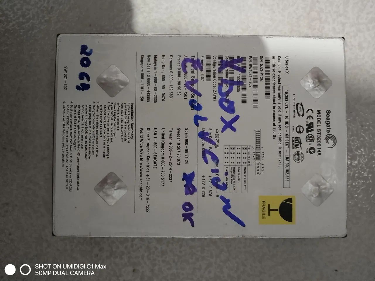 HD IDE 20gb com sistema Xbox clássico instalado 