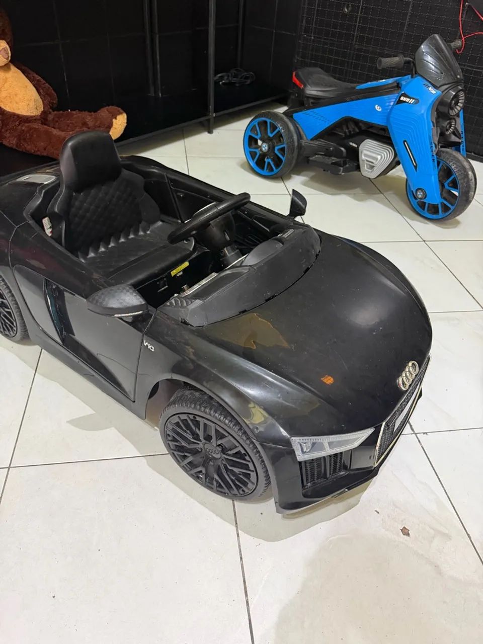 Mini audi eletrônico 12v