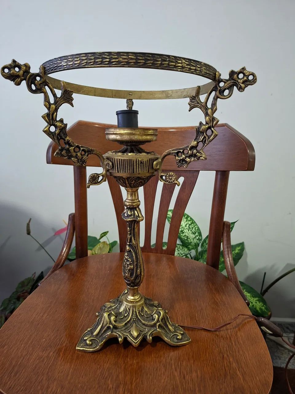 Abajour Bronze - Antiguidade 