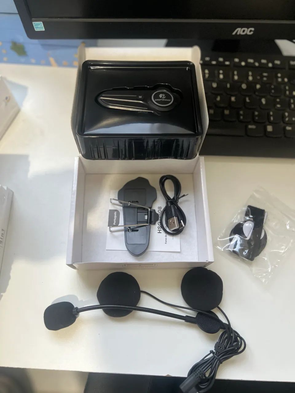 Intercomunicador moto/capacete entrega grátis* - Foto 4