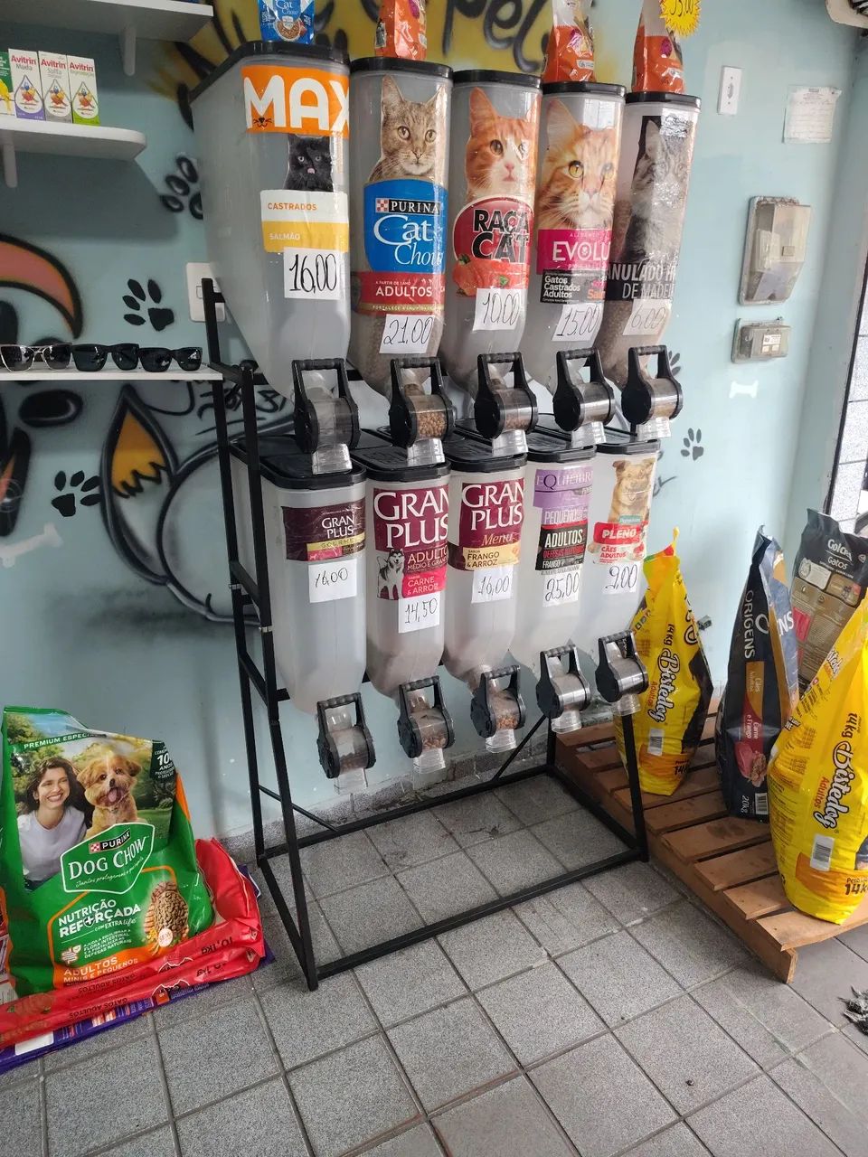 Espositor de ração 