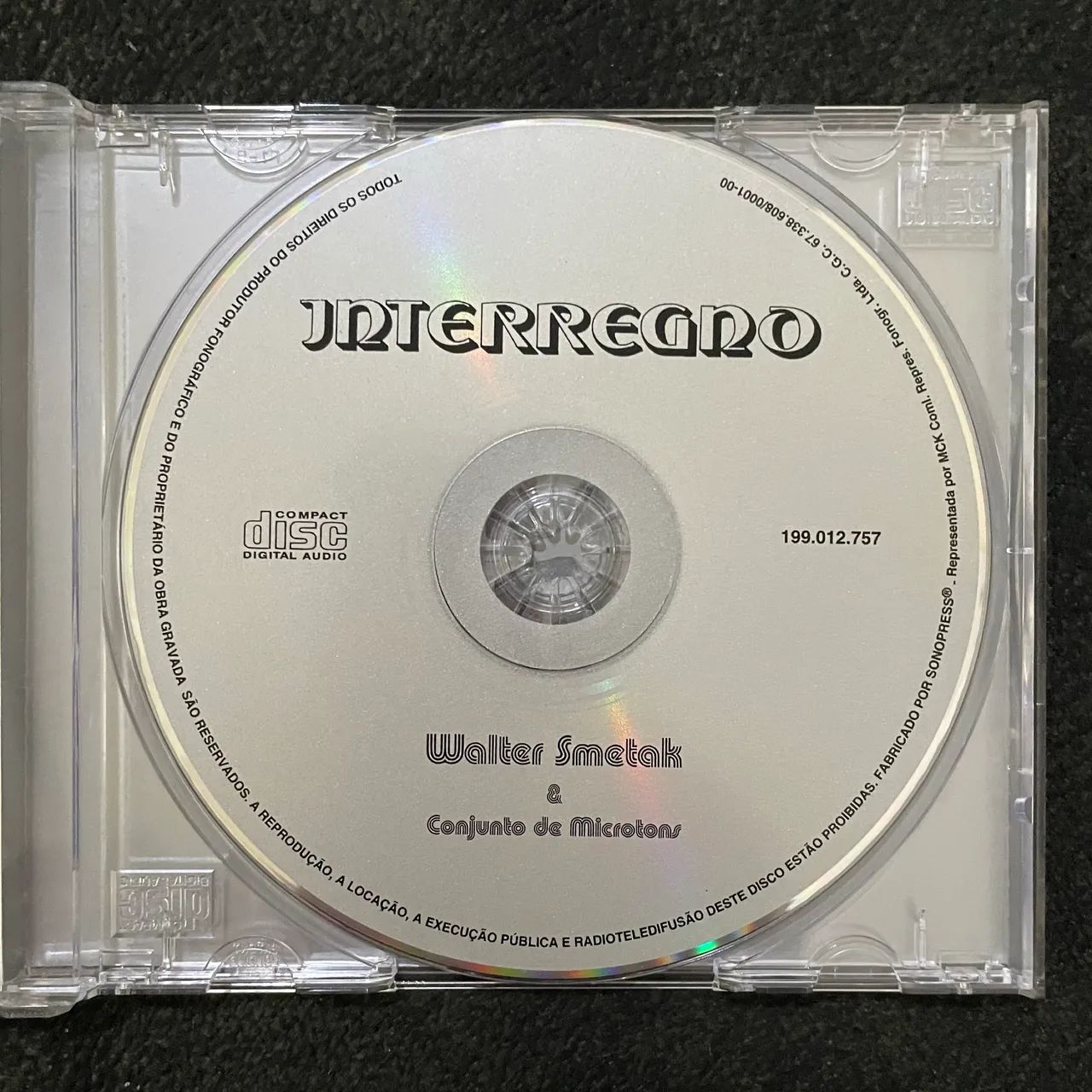 Walter Smetak - Interregno (CD nacional) - Foto 3