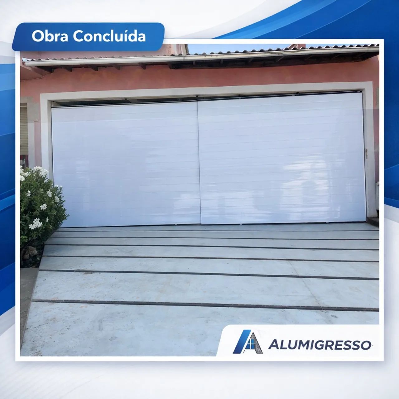 Portão de Garagem em Alumínio Sob Medida - Juiz de Fora