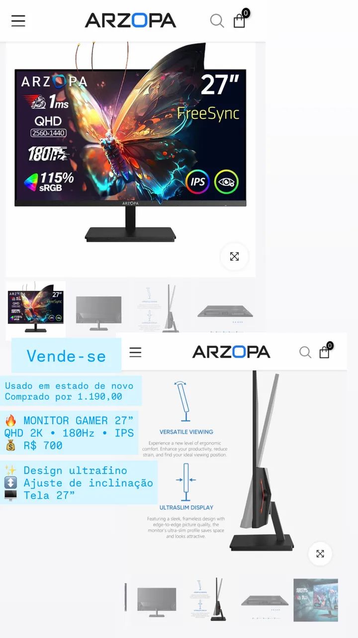 Monitor gamer  - Foto 2