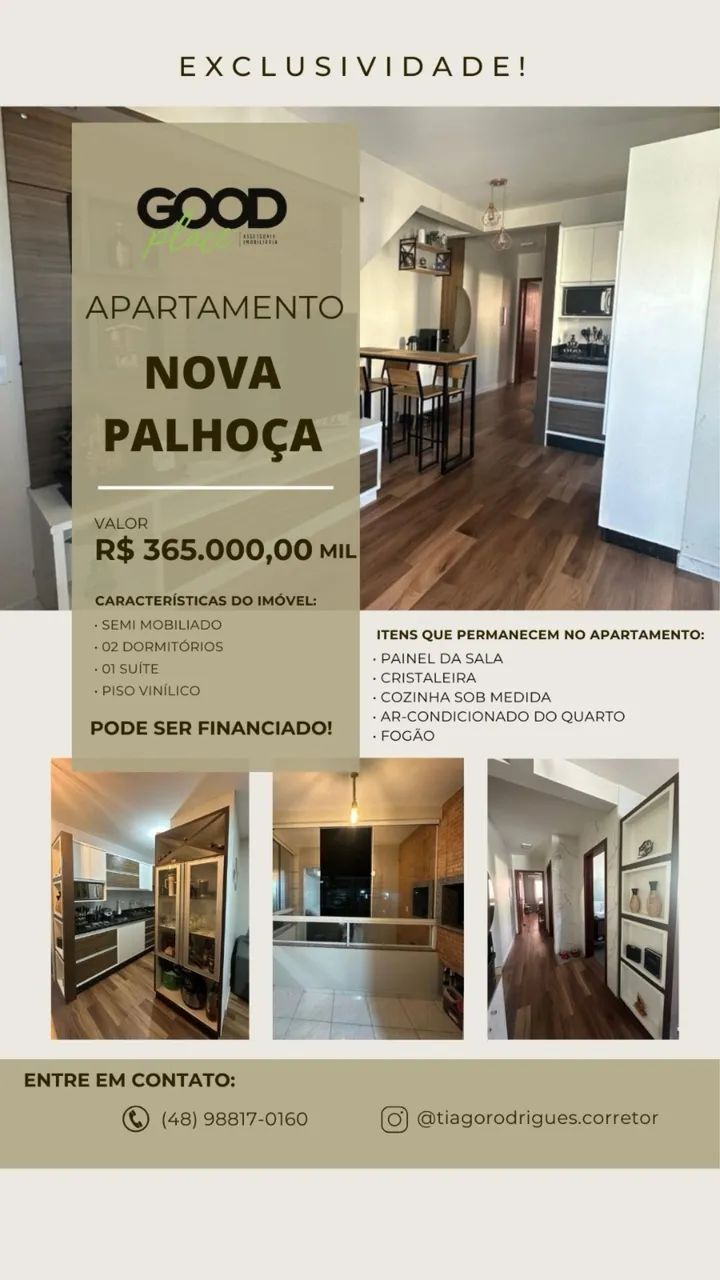 Apartamento a venda - Nova Palhoça  - Foto 2