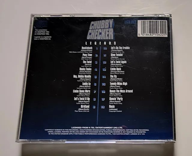 Cd Chubby Checker - Legends - K.Trl Leco - Made in Emgland - Foto 3