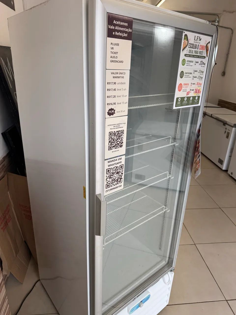 user_76f04e19 出品 Freezer Expositor Vertical Metalfrio VF55 512L Dupla Ação 220V