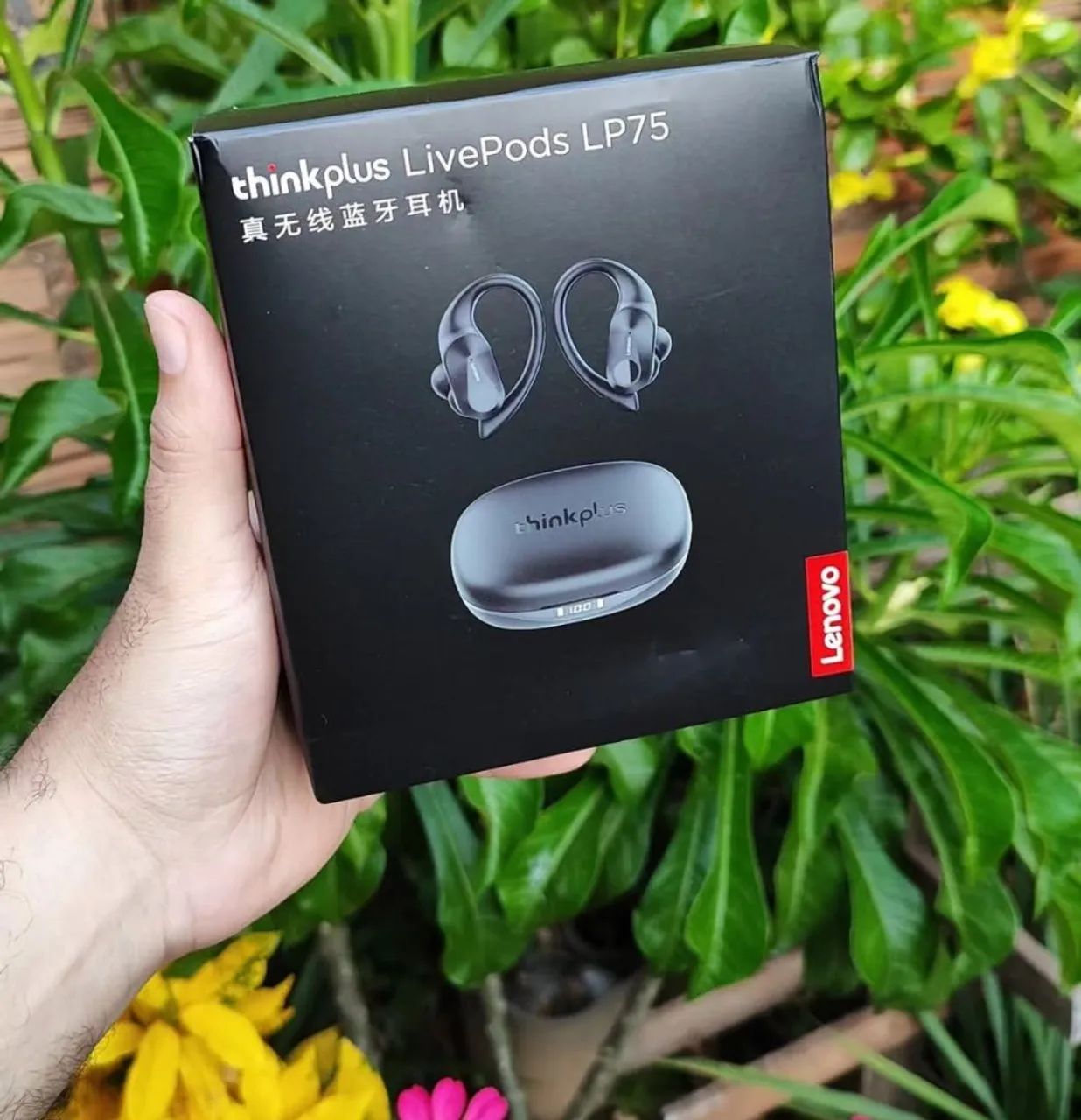 Lenovo lp75 Fone bluetooth 5.3 esportivo de alça na orelha  - Foto 3