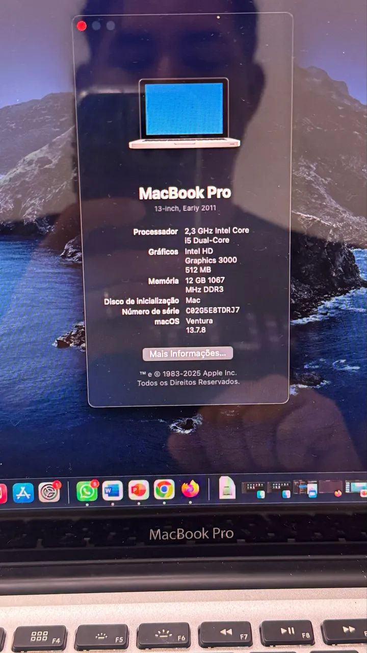 MacBook Pro 13インチ 250GB Apple MacBook Pro (13 polegadas, 2020, Chip M1, 256 GB de SSD