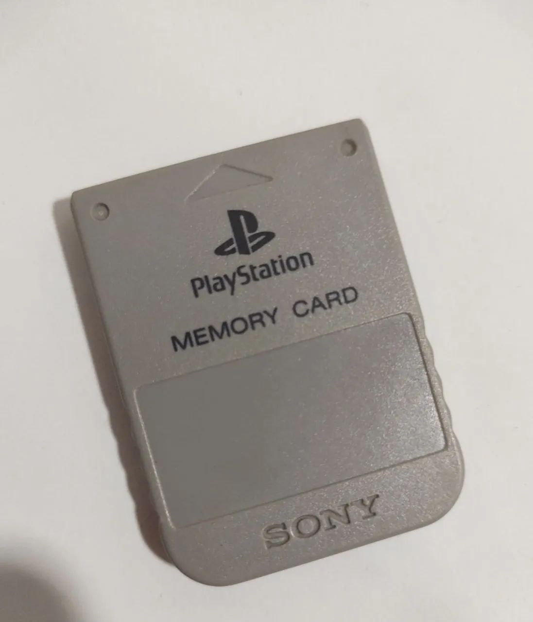 Memory Card Ps1 Clássico Cinza Original